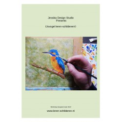 IJsvogel leren schilderen (e-book) voor gevorderden